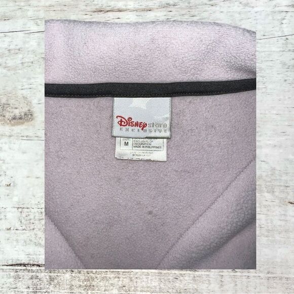 Disney Store Exclusive Eeyore Gray 1/4 Zip Fleece Pullover Sweater Womens Medium - Picture 8 of 11